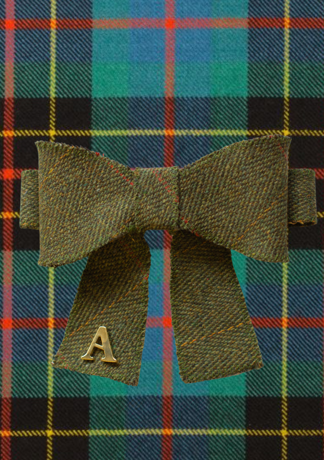 Tweed Hair Bow